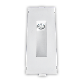 Світильник гіпсовий для підсвічування сходів, стін 409х160х100мм під лампу MR16, білий 0811-LG, фото 1