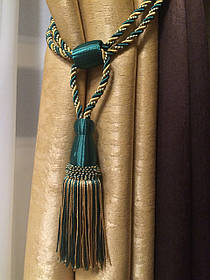 Пензлі для штор, колір світло-зелений, бежевий Туреччина