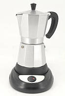 Гейзерна кавоварка електрична Papa John 300 мл (2090) на 6 чашок M_9311
