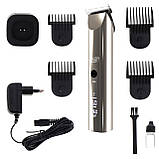 Безшумна машинка для стрижки волосся Adler AD 2834 з РК-дисплеєм 5 швидкостей, фото 2