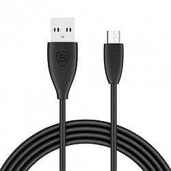 Кабель зарядный Micro USB Baseus USB Cable to microUSB Small Pretty Waist 1 м Black (CAMMY-01)