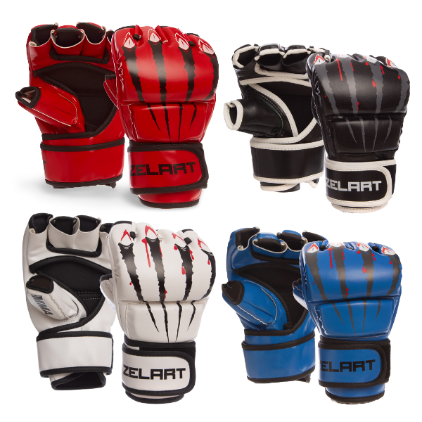 Рукавички Zelart для змішаних єдиноборств, MMA (BO-1394)