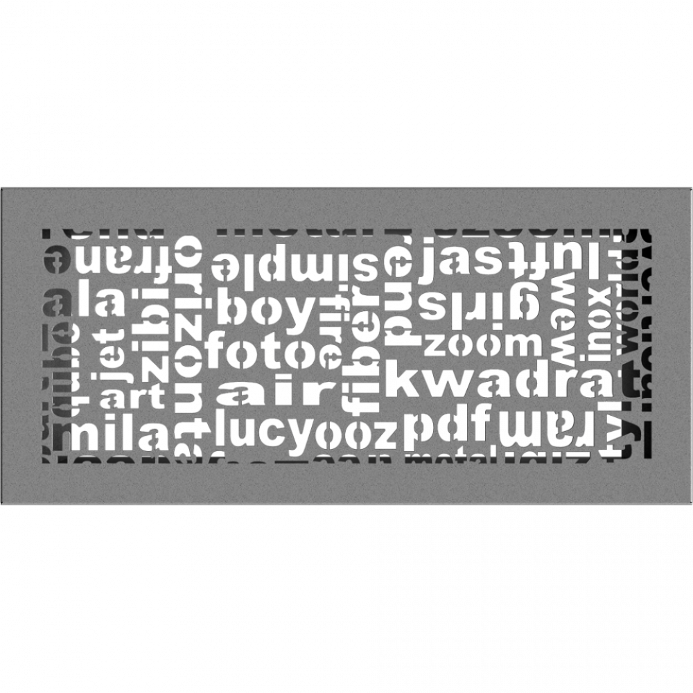 Решітка ABC гранітна 17x37