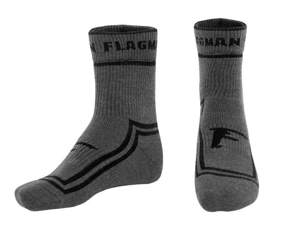 Шкарпетки трекінгові Flagman Extra Heat Merino Wool Midle black (42-43 (M))