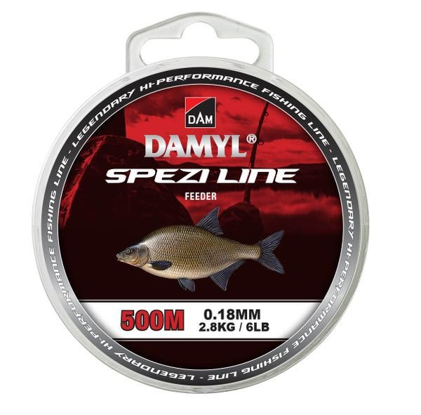 Волосінь DAM Damyl Spezi Line Feeder 500 м 0.18 мм 2.8 кг (темно-коричневий)