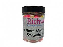 Бойлы Richworth Micro Pop-Ups Strawberry Jam 6-8mm 100ml