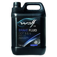 Тормозная жидкость Wolf BRAKE FLUID DOT 3&4 5Lx4