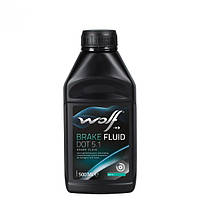 Тормозная жидкость Wolf BRAKE FLUID DOT 5.1 500MLx12