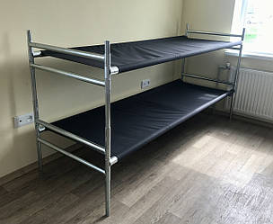 Ліжко армійське двоярусне розбірне похідне з тканевим ліжаком АТОН ЛЯМ