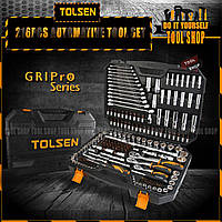 Набор инструмента универсальный, 216 предметов GRIPro Series TOLSEN 15147