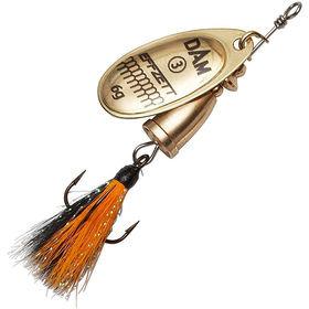 Блесна-вертушка Dam Effzett Executor с бородкой 6гр (gold)