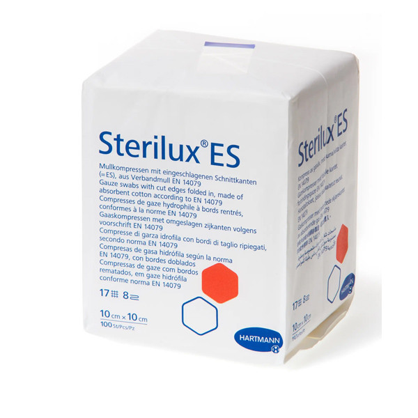 Марлеві серветки Sterilux® ES 10 х 10 см, нестерильні 100шт. в уп.