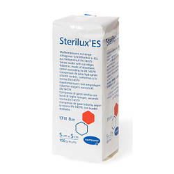 Марлеві серветки Hartmann Sterilux ES 5см х 5см, нестерильні 100шт. в уп.