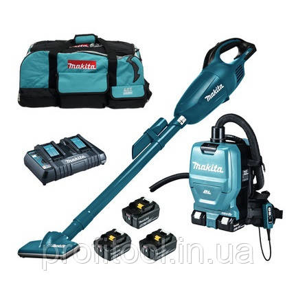 Набір акумуляторних пилососів MAKITA DLX2248PT1