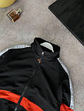 Вітровка чоловіча куртка чорна з червоним демісезонним осінням весна Туреччина, фото 3