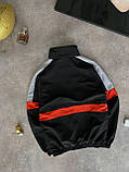 Вітровка чоловіча куртка чорна з червоним демісезонним осінням весна Туреччина, фото 5