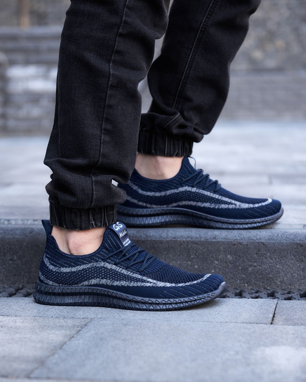 42р !!! Кроссовки мужские летние с сеткой синие (Нс-949сн): продажа ...