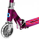 Дитячий Самокат MICRO серії Sprite LED складний – Фіолетовий SA0219, фото 9