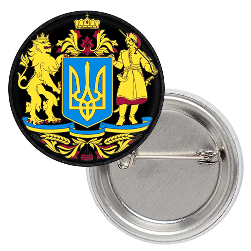 Значок патріотичний Тризуб (великий герб України)