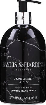 Парфумоване рідке мило для рук Baylis & Harding Elements Dark Fig & Amber Hand Wash 500 мл