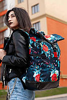 Большой молодежный рюкзак ролл-топ с карманом для ноутбука