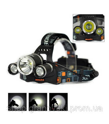 Налобний ліхтар High Power Headlamp 6309, фото 2