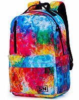 Рюкзак школьный для девочки подростка 4-7 класс разноцветный SkyName 77-13