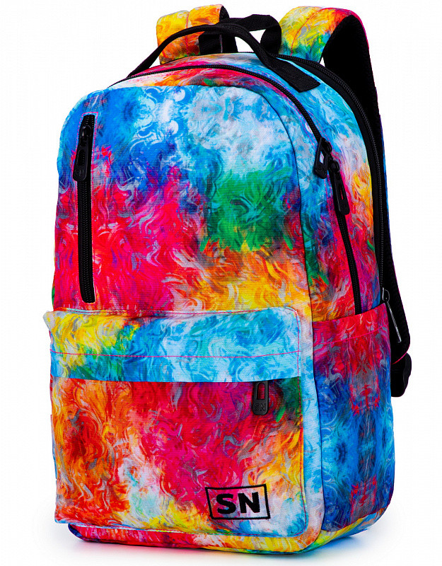 Рюкзак шкільний для дівчинки підлітка 4-7 класи кольоровий SkyName 77-13