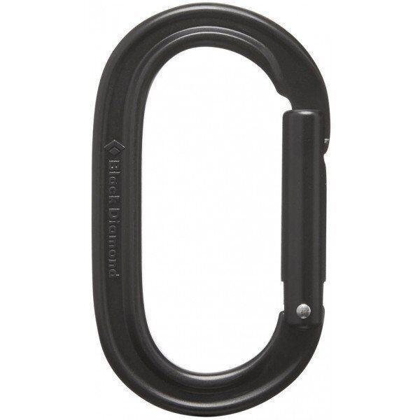 Карабін без муфти Black Diamond Oval Keylock, Black BD 210083, фото 1