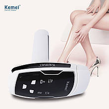 Фотоепілятор kemei km-6812 для обличчя і тіла зі змінними картриджами, SLn, електробритва жіноча, бритва