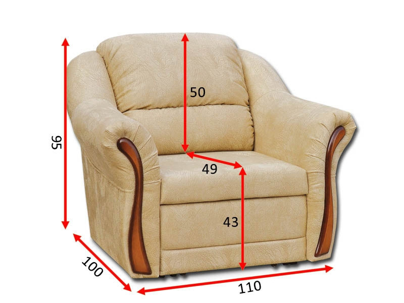Кресло "Рэдфорд" от Вика (разные цвета) - фото 2 - id-p1604281319