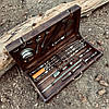 Набор шампуров на подарок в деревянной коробке "ЗУБР", фото 3