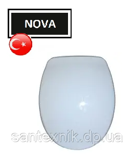 Сидіння з кришкою для унітаза Nova King (блакитне) арт.2020