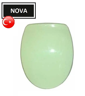 Сидіння для унітаза Nova King (зелене) арт.2020
