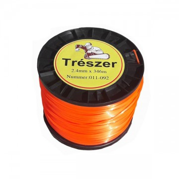 Волосінь для тримера TRÉSZER "зірка" 2.4 мм, 346 м