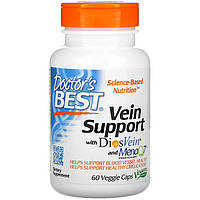 Комплекс от варикоза Doctor's Best "Vein Support" с диосмином и витамином К2 (60 капсул)