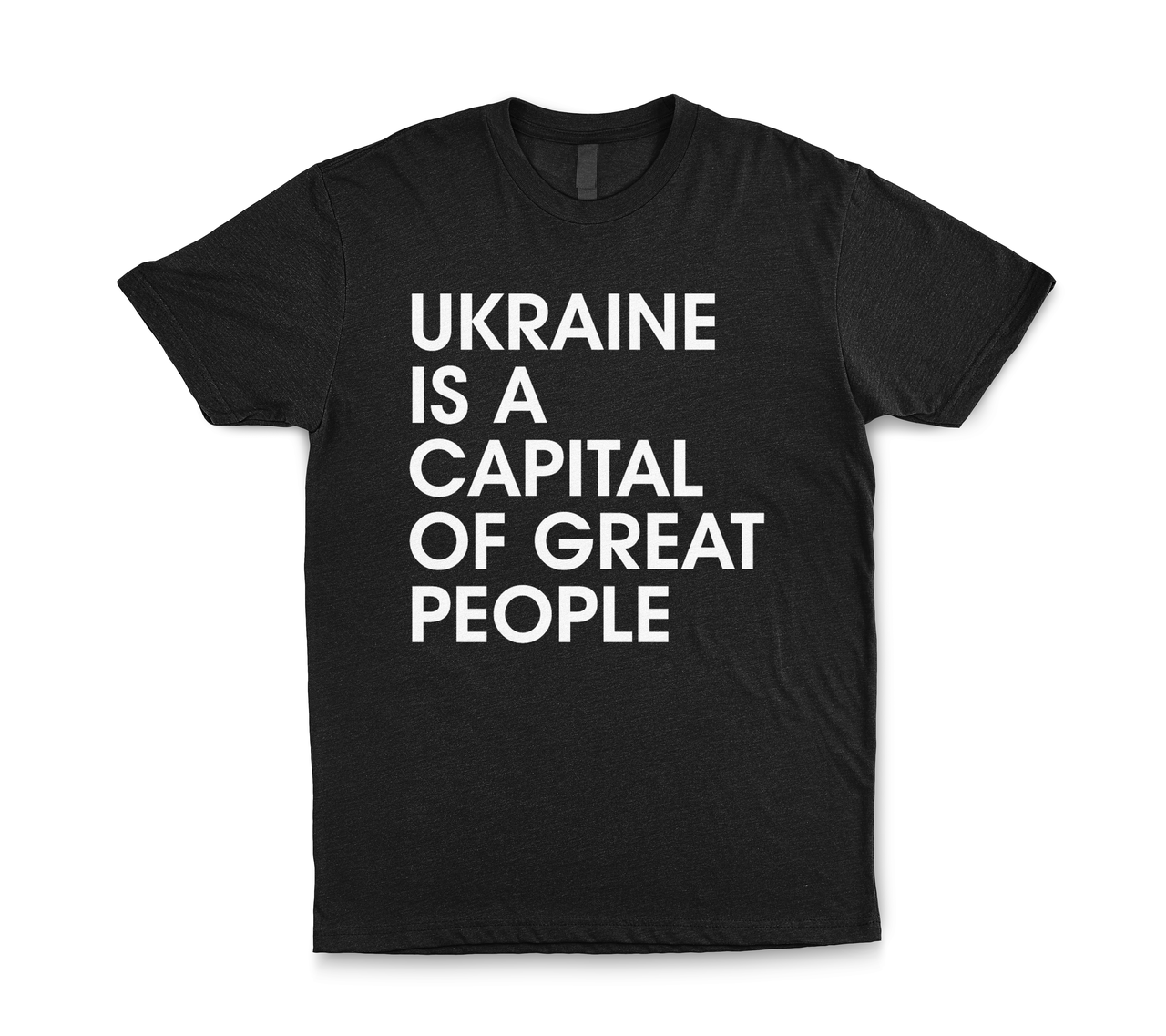 Футболка жіноча оверсайз "Ukraine is a capital of great people!" Різні кольори та розміри.