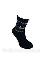 Теплые семейные носки с новогодним принтом Twinsocks р-14-16,18-20,22-24,23-25,25-27 бордо, бирюза, синий 14-16, Синий
