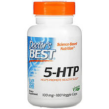 5-гідроксітріптофан Doctor's s Best "5-HTP" 100 мг (180 капсул)