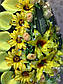 Вінок траурний зі штучних квітів (Маска No3), розмір 145*90 см, доставка по Україні, фото 4