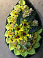 Вінок траурний зі штучних квітів (Маска No3), розмір 145*90 см, доставка по Україні, фото 3