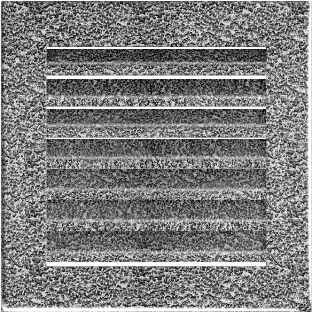 Решітка FRESH чорно-срібна 17x17, фото 1