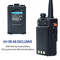 Акамуляторна батарея до Baofeng UV-5R 2100mah Акамулятор до радіостанції Baofeng UV-5R, фото 2