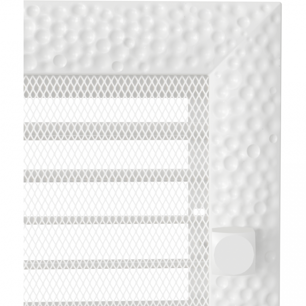 Решітка Venus біла з жалюзями 22x22
