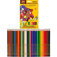 Олівці кольорові Marco Пегашка 36 кольорів