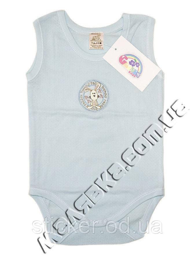 Боди-майка для Мальчика "Бонжур" (Хлопок Ажурный), Гарден Беби (Garden ...