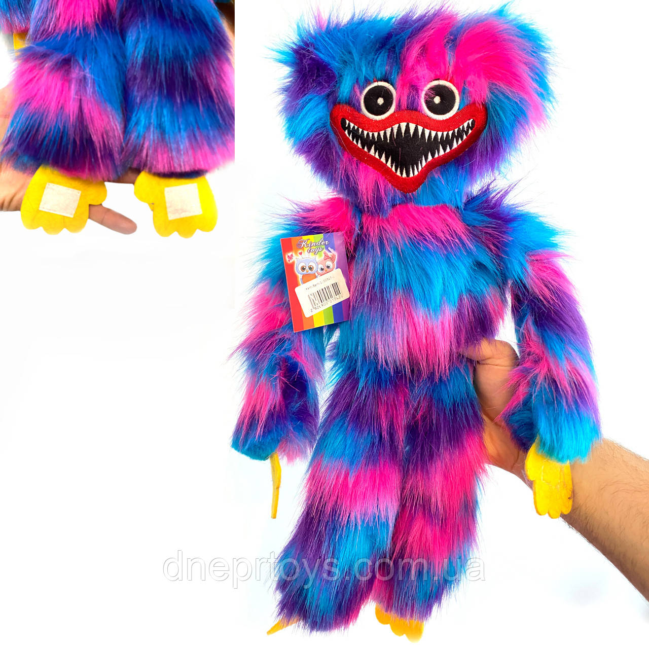 М'яка іграшка Хагі Ваги "Poppy Playtime" Huggy Wuggy 50*18*8 см (00517-1)