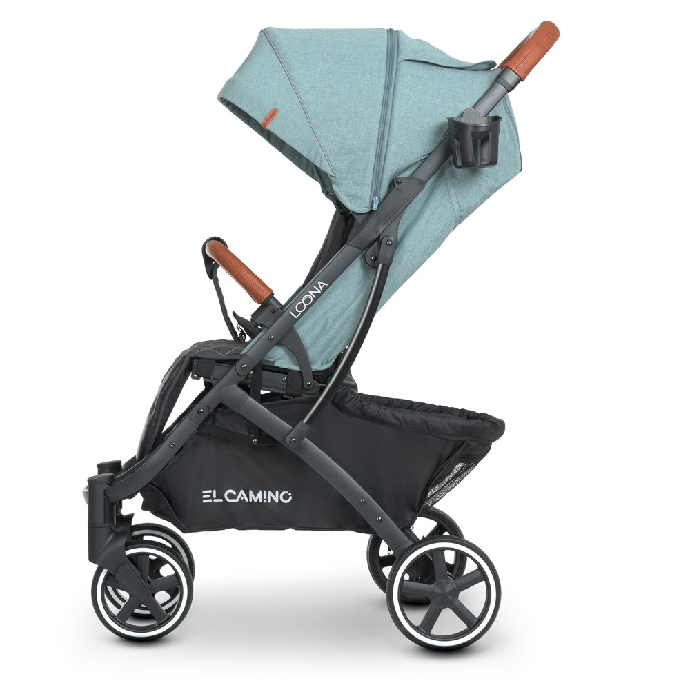 Детская прогулочная коляска El Camino ME 1090L LOONA Cloud Blue книжка до 22 кг - фото 6 - id-p1604376655