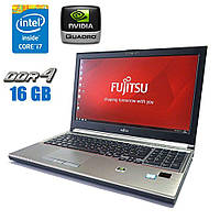 Мобильная рабочая станция Fujitsu Celsius H760 / 15.6" (1920x1080) IPS / Intel Core i7-6820HQ (4 (8) ядра по