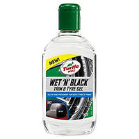 Очиститель-чернение резины 300ml "Turtle Wax" Wet N Black 53144 / гель (резина,пластик) (6шт/уп